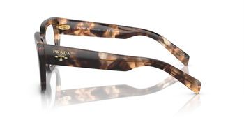 Das Bild zeigt die Bügel die Prada A03V in Havana caramel.